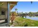 Back yard with access to canal at 8706 Tahiti Ln, Tampa, FL 33615