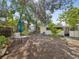 Spacious backyard with mature trees, offering a serene and private outdoor setting at 1679 29Th N Ave, St Petersburg, FL 33713