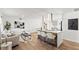 Bright living area seamlessly flows into the kitchen, ideal for modern living at 5314 13Th S Ave, Gulfport, FL 33707