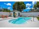 Inviting backyard pool area, perfect for relaxation and outdoor entertaining at 5314 13Th S Ave, Gulfport, FL 33707