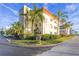 Well-maintained building with lush landscaping provides a welcoming entrance to this Avalon community at 5840 30Th S Ave # 305, Gulfport, FL 33707