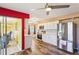 A well-lit kitchen is showcased, equipped with stainless steel appliances and complemented by white cabinets at 1021 Augusta Dr, Sun City Center, FL 33573
