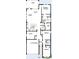 Detailed floor plan showcasing the home's layout, including bedrooms, bathrooms, and living spaces at 10640 Crescent Creek Xing, Parrish, FL 34219
