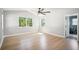 Bright bedroom with hardwood floors, a ceiling fan, and lots of natural light at 1235 14Th N St, St Petersburg, FL 33705