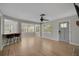 Bright and airy living area featuring hardwood floors, natural light and bar seating at 1235 14Th N St, St Petersburg, FL 33705