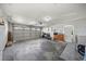 Spacious garage with ample storage and garage door at 14916 Rocky Ledge Dr, Tampa, FL 33625