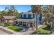 Attractive two-story home with lush landscaping and solar panels at 2005 Jackson N St, St Petersburg, FL 33704