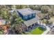 Attractive home with solar panels and a well-manicured lawn at 2005 Jackson N St, St Petersburg, FL 33704