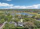 A home in a community with blue roof with a location pin on top of it at 2009 Halidom Way, Sun City Center, FL 33573