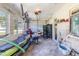 Spacious garage provides ample storage, and has natural light at 311 Ravenna N St, Nokomis, FL 34275