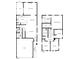 Detailed floorplan showcasing the layout of both floors, including the lanai, garage, and bedrooms at 31730 Spoonflower Cir, Wesley Chapel, FL 33545