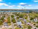 Aerial view of a home near Downtown St Pete in a quiet neighborhood at 3860 Whiting Se Dr, St Petersburg, FL 33705