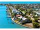 Wonderful waterfront property with private dock and swimming pool overlooking the tranquil bay at 520 Belle Isle Ave, Belleair Beach, FL 33786