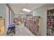 Community library showcasing an inviting space with bookshelves stocked with books and comfortable seating at 10038 62Nd N Ter # 21, St Petersburg, FL 33708