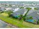 Aerial view of home with screened-in pool and well-maintained backyard at 14610 Red Castle Ave, Lithia, FL 33547