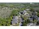 Aerial view of the residential neighborhood with a community pool at 5125 Palm Springs Blvd # 9207, Tampa, FL 33647