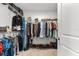 This walk-in closet offers generous storage and organization options at 6318 S Harold Ave, Tampa, FL 33616