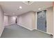 Hallway view with carpet and modern doors at 6372 Palma Del Mar S Blvd # 1007, St Petersburg, FL 33715