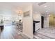Spacious, open-concept living space with dining area, kitchen and water views at 6372 Palma Del Mar S Blvd # 1007, St Petersburg, FL 33715
