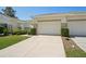 Charming condo with a brick paver driveway, manicured lawn, and two car garage at 767 Tremont Greens Ln # 64, Sun City Center, FL 33573