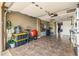 Organized garage with tiled floor and plenty of storage space at 121 1St E St # 105, Tierra Verde, FL 33715