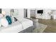 Main bedroom boasts ocean views and stylish decor at 32 Gulf Blvd, Indian Rocks Beach, FL 33785