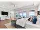 Spacious main bedroom features a sitting area with scenic ocean view at 32 Gulf Blvd, Indian Rocks Beach, FL 33785