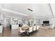 Spacious open-concept with dining area, modern kitchen, and comfortable living space at 32 Gulf Blvd, Indian Rocks Beach, FL 33785