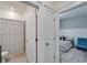 Connected bathroom and bedroom with modern finishes and a coordinated design at 33298 Major Oak Dr, Wesley Chapel, FL 33545