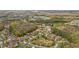 Bird's eye view of the community with green spaces, homes, and a convenient playground at 3543 Watermark Dr, Wesley Chapel, FL 33544