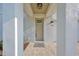 Inviting front entrance with stylish light fixture and neutral-toned door at 3915 W Euclid Ave, Tampa, FL 33629