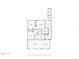 A detailed floor plan showcasing the layout with labeled rooms, dimensions, and features at 409 Erie Ave, Tampa, FL 33606