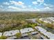 Aerial shot featuring single-story homes adjacent to a tranquil river, set against a landscape of verdant trees at 4235 Richmere Dr # 4235, New Port Richey, FL 34652