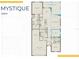 Detailed floor plan showcasing the layout of the Mystique model, including the owner's suite and covered lanai at 4597 Blue Star Ct, North Port, FL 34289