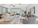 Cozy living space with neutral tones, a large window view, and tile floors throughout at 10947 Cory Lake Dr, Tampa, FL 33647