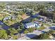 Wide aerial view of a waterfront neighborhood at 14924 Old Dixie Hwy, Hudson, FL 34667