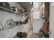 Functional pantry space with ample metal shelving for storing cookware at 14924 Old Dixie Hwy, Hudson, FL 34667