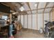 View of the inside of the shed with tools and storage items at 14924 Old Dixie Hwy, Hudson, FL 34667
