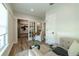 Home office with French doors, bright light, and stylish decor at 1510 49Th N St, St Petersburg, FL 33710