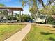 Boat lift with a boat docked and easy waterfront access, ideal for boating and enjoying water activities at 2632 S Dundee St, Tampa, FL 33629