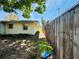 Backyard view, shows side of house at 619 41St Ne Ave, St Petersburg, FL 33703