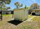 Backyard with small storage shed at 619 41St Ne Ave, St Petersburg, FL 33703