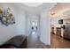 Inviting entryway that leads into the kitchen with modern appliances and plenty of space at 8020 Sailboat Key S Blvd # 404, St Pete Beach, FL 33707