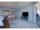 Open living area with water view, providing a spacious and airy layout for entertaining at 8020 Sailboat Key S Blvd # 404, St Pete Beach, FL 33707