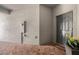 Inviting entryway featuring brick flooring, a modern front door, and a welcoming doormat at 10106 Corso Milano Dr, Tampa, FL 33625