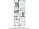 Detailed second-floor floor plan showcasing bedrooms, bathrooms, laundry, and walk-in closets at 10106 Corso Milano Dr, Tampa, FL 33625