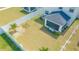 Well-maintained backyard featuring a screened lanai, privacy fence, and space for outdoor activities at 12294 Cypress Branch St, Riverview, FL 33579