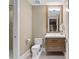 Bathroom showcasing a floating vanity, modern fixtures, and a neatly placed toilet and integrated bidet at 146 4Th Ne Ave # 600, St Petersburg, FL 33701