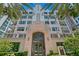 Elegant building exterior with detailed architecture, balconies, and lush landscaping at 146 4Th Ne Ave # 600, St Petersburg, FL 33701