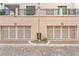 View of the garage with brick paved street at 146 4Th Ne Ave # 600, St Petersburg, FL 33701